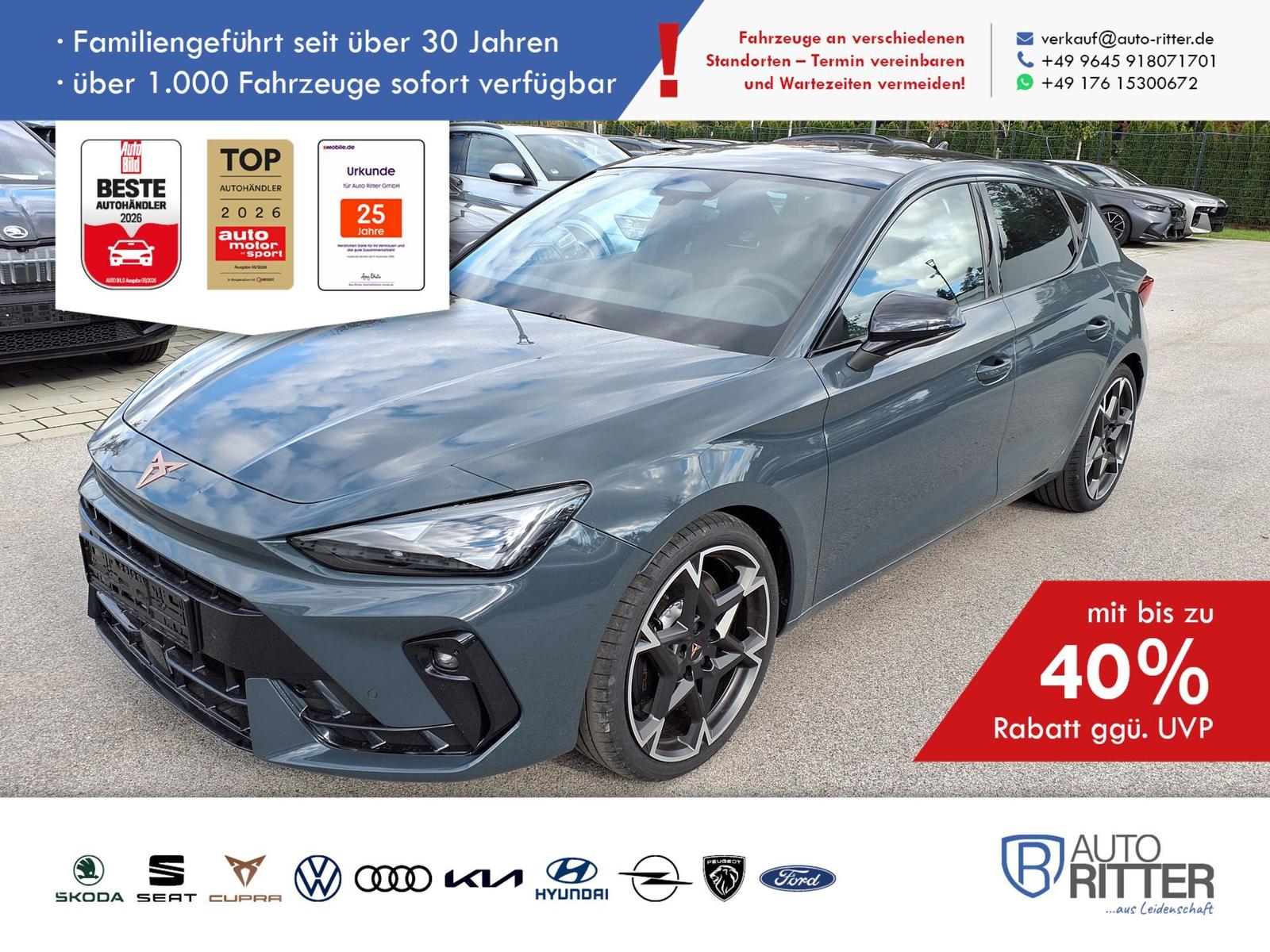 Cupra Leon VZ ACC RFK PANO LED Navi Carplay Klima P...