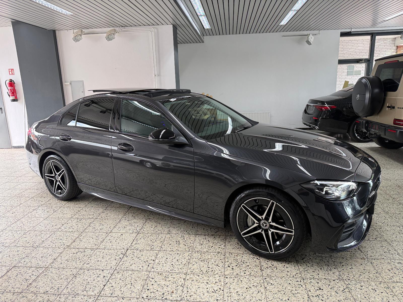 Mercedes-Benz C 180 AMG + NIGHT NAV/LED/SPUR/PSD/TW/AHK/MEMORY