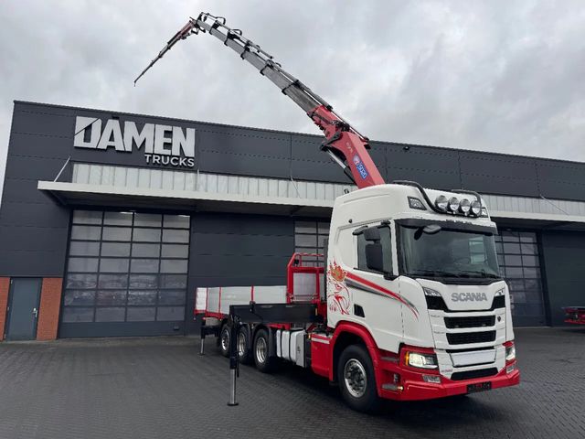 Scania R 500 8x4 HMF 5020-K6 + JIB FJ 1000-K5