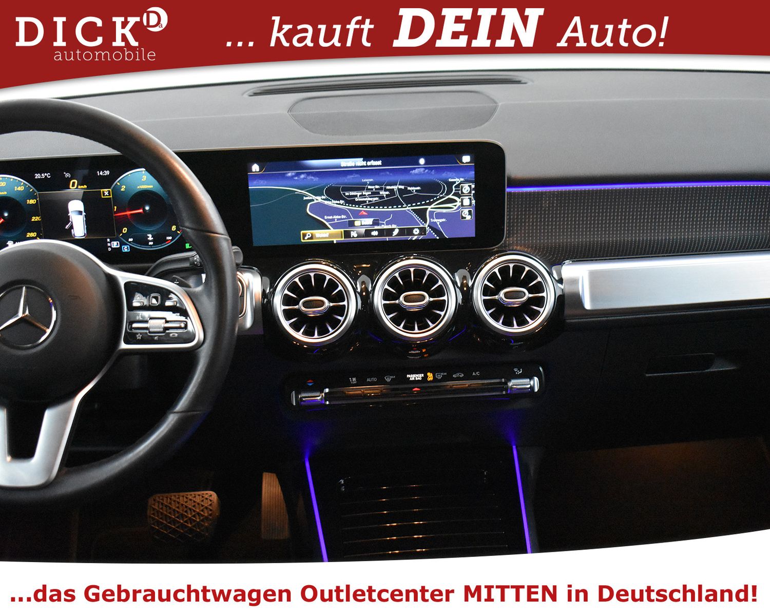 MERCEDES-BENZ GLB 200d 8G Progrsss WIDESC+NAVI+LED+SHZ+KAMERA+ - Image 11