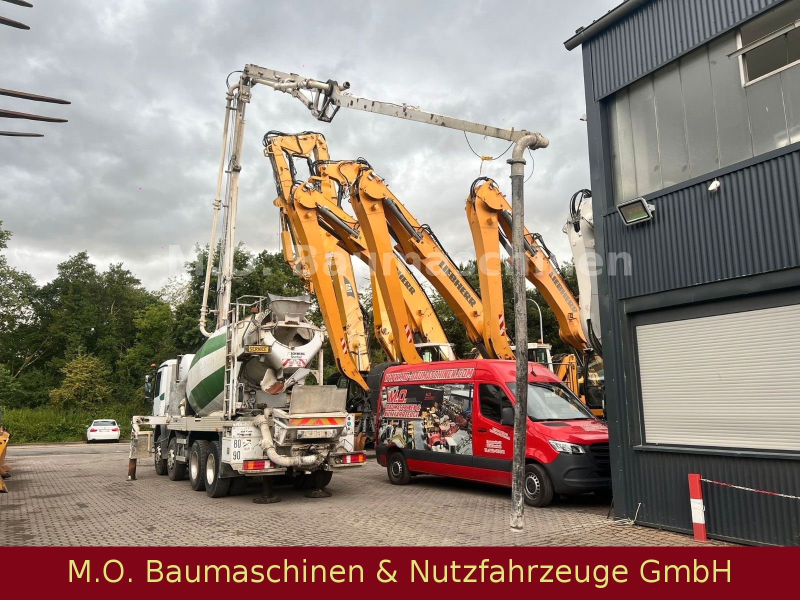 Fahrzeugabbildung Mercedes-Benz Actros 3241 Betonmischer+ Schwing Setter Pumpe