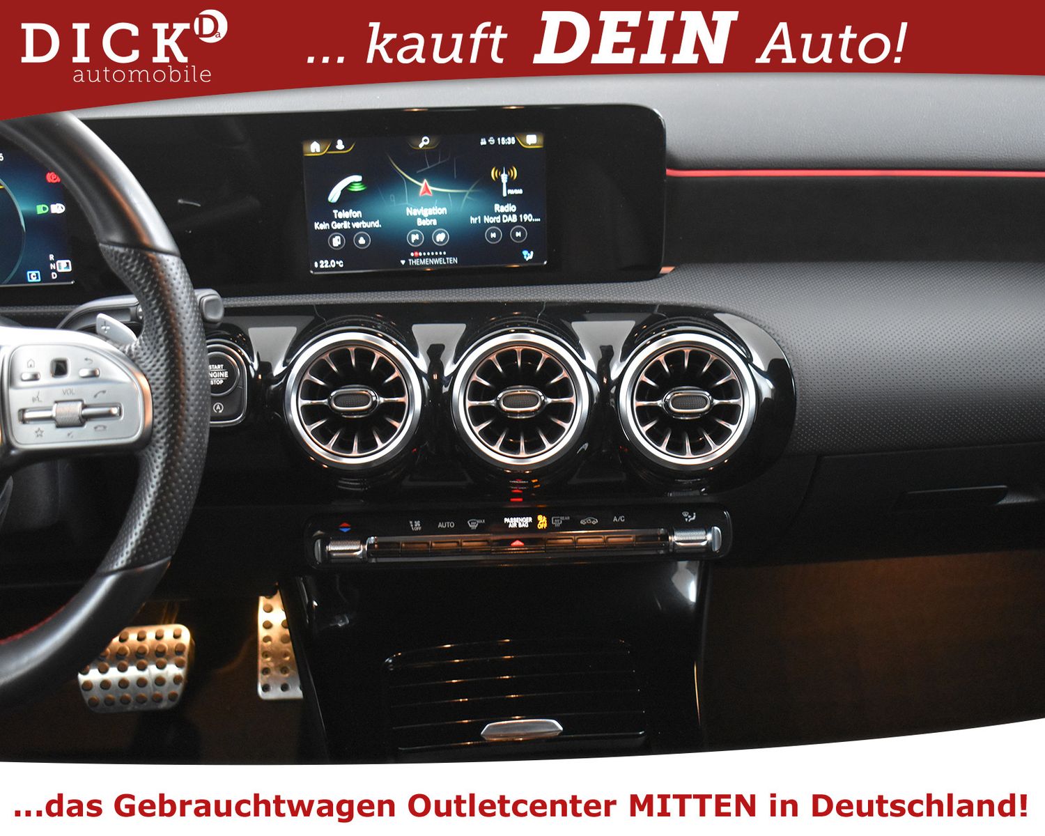 MERCEDES-BENZ A 200d 8G 2X AMG Line NIGHT+BURMES+LED+KAMER+18" - Image 10