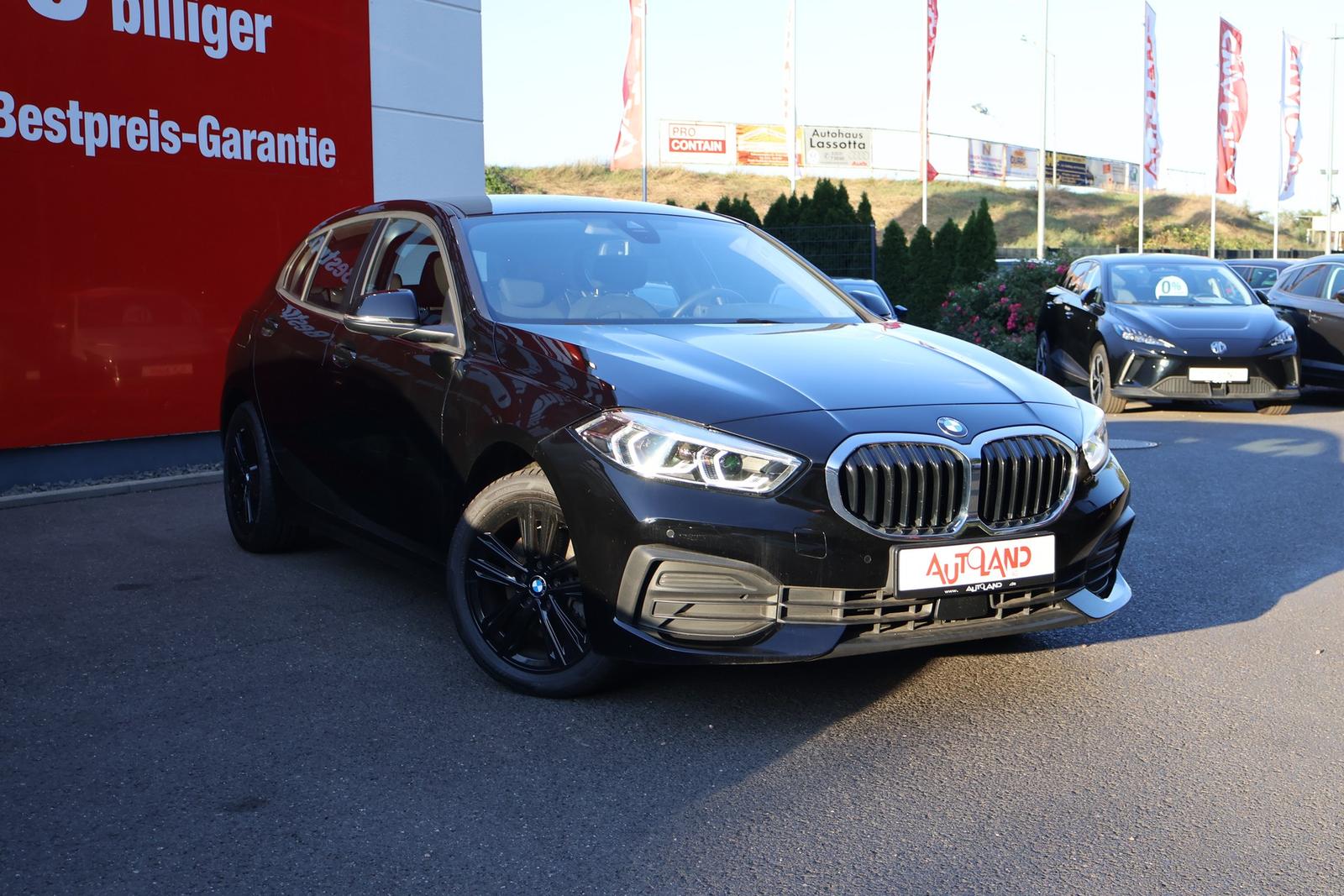 BMW 118 i Advantage LED Navi Sitzheizung Tempomat DAB, миниатюра 6
