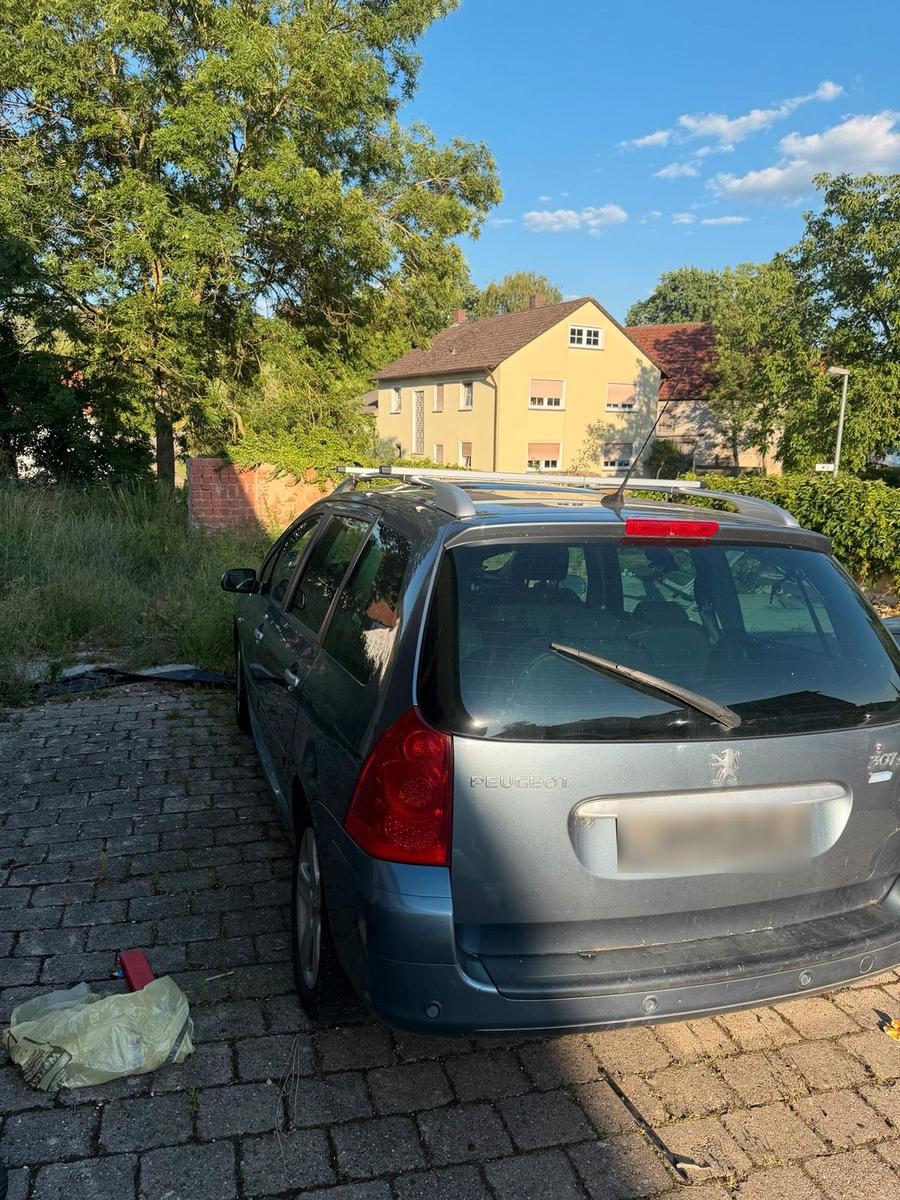 Peugeot 307 2007 — rear view