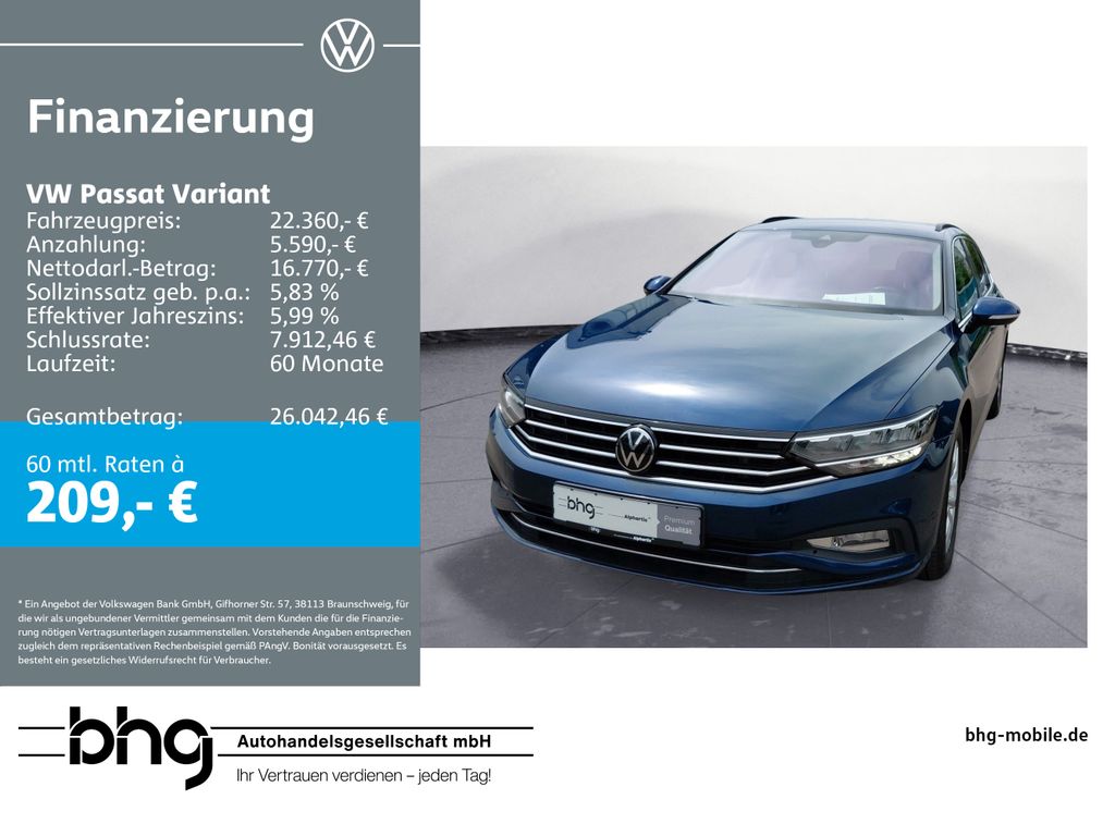 Passat Variant Business 2,0 l TDI SCR 11