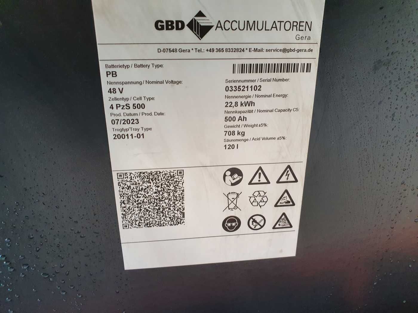 Fahrzeugabbildung Toyota 8FBET15 / Batterie 07/2023 / HH: 4.3m! / 2.849h