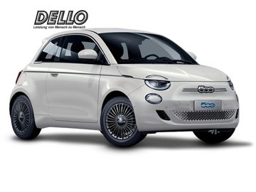 Fiat Leasingangebot: Fiat 500e LaPrima TopPlus-Paket Rückfahrkamera JBL-So