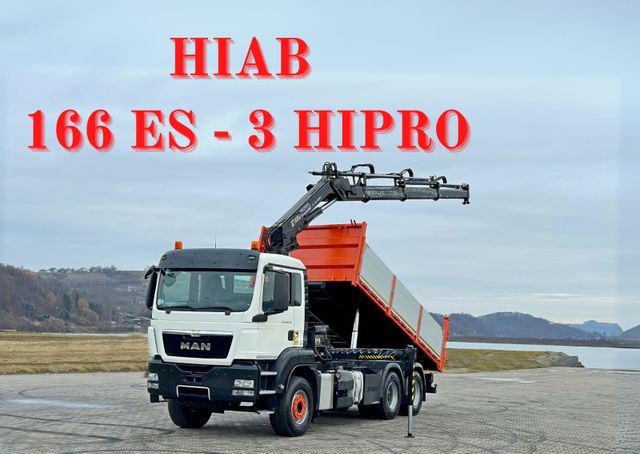 MAN TGS 26.400 * HIAB 166 ES-3HIPRO + FUNK * 6x4