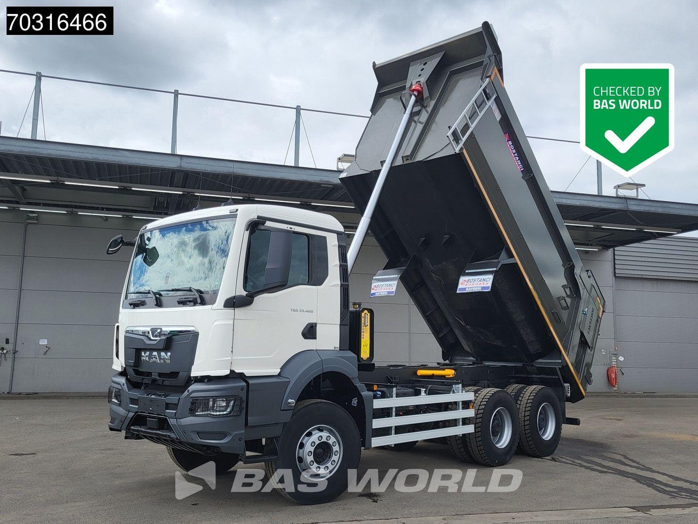 MAN TGS 33.480 6X4 NEW! 20m3 tipper Big-Axle Steel s