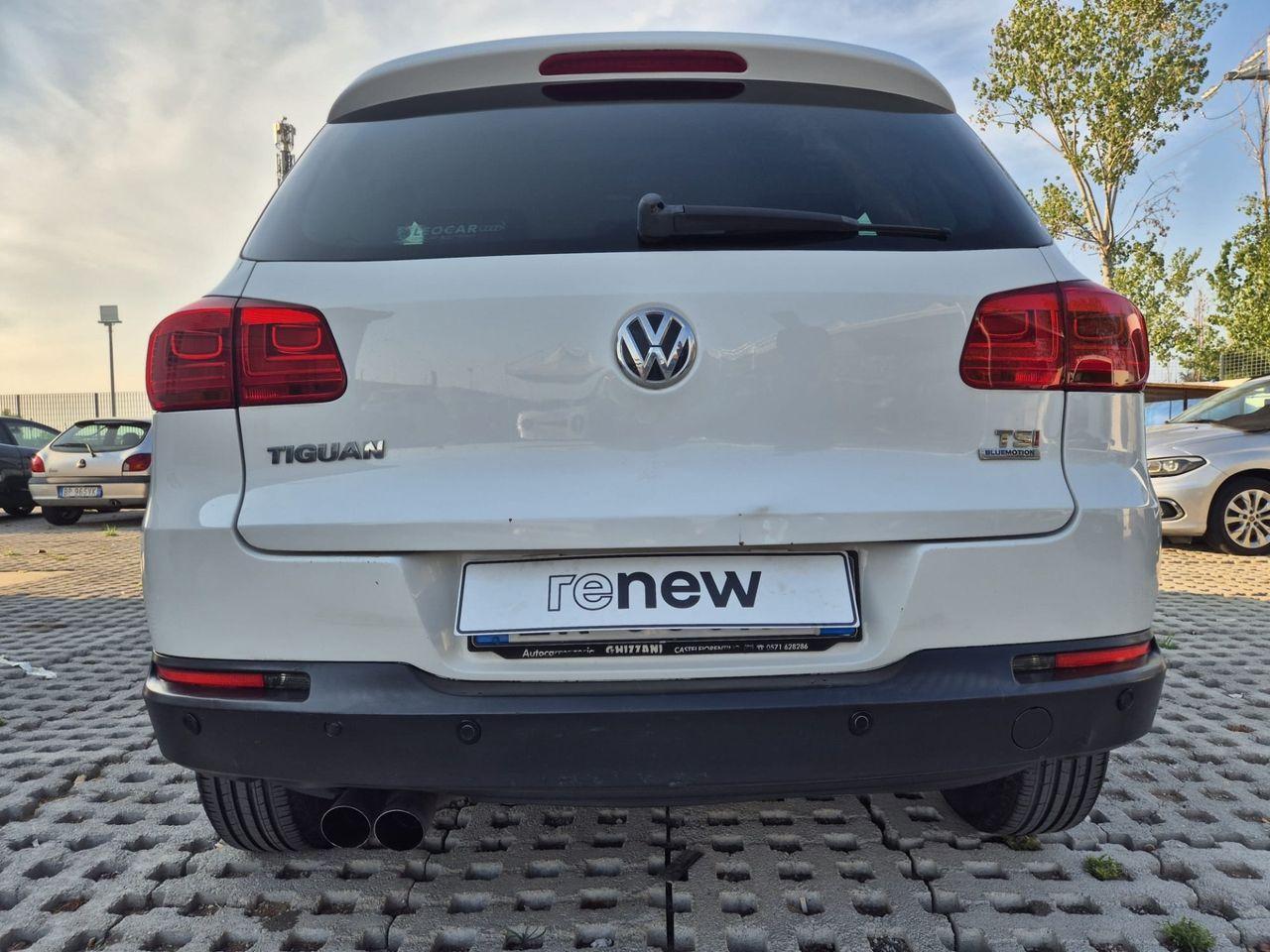 Volkswagen Tiguan 2011 — engine 1.395 cm³, 122 HP (90kW)