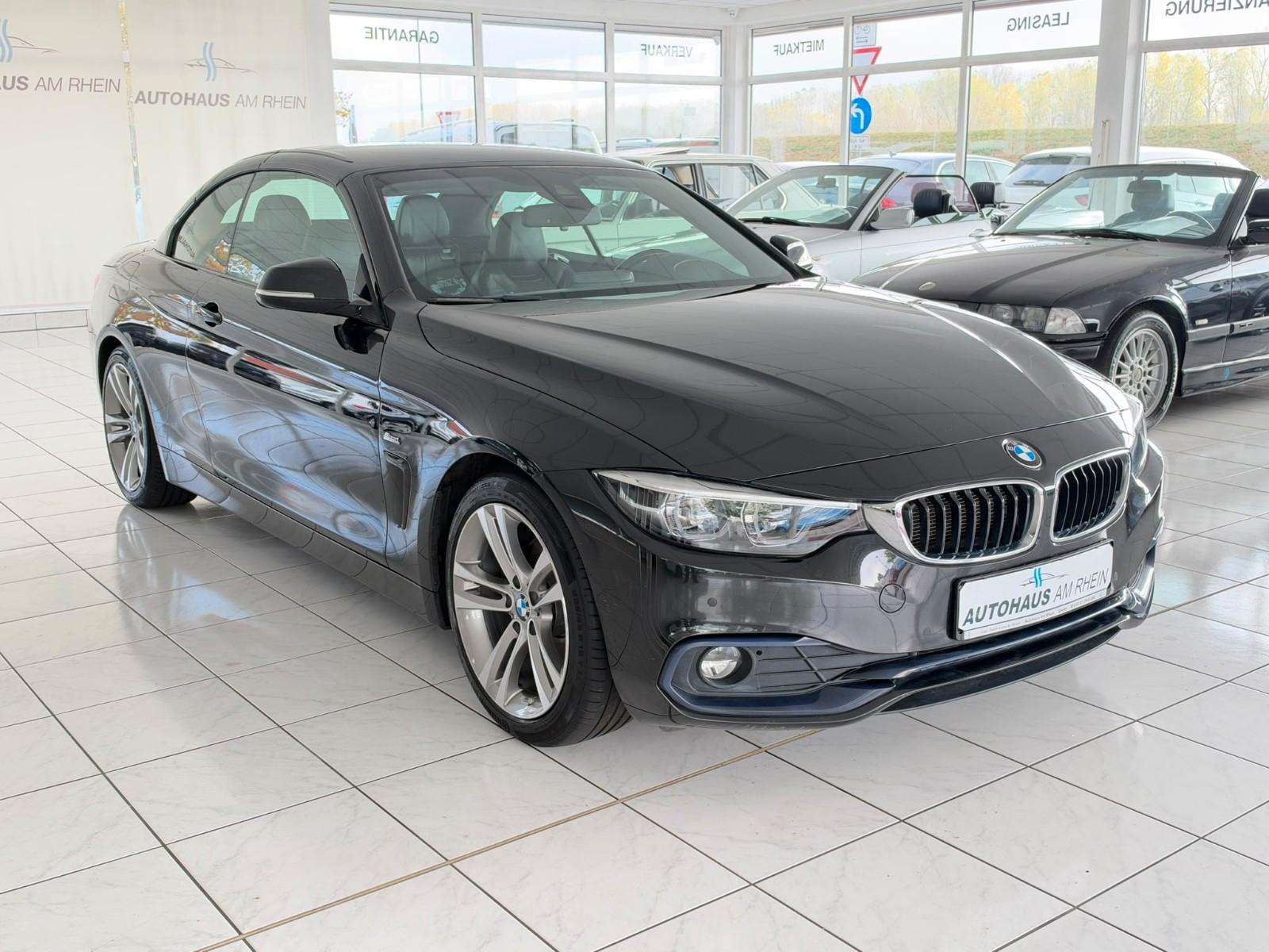 BMW 420 4 Cabrio 420 d Sport Line+Scheckheft+2.Hand