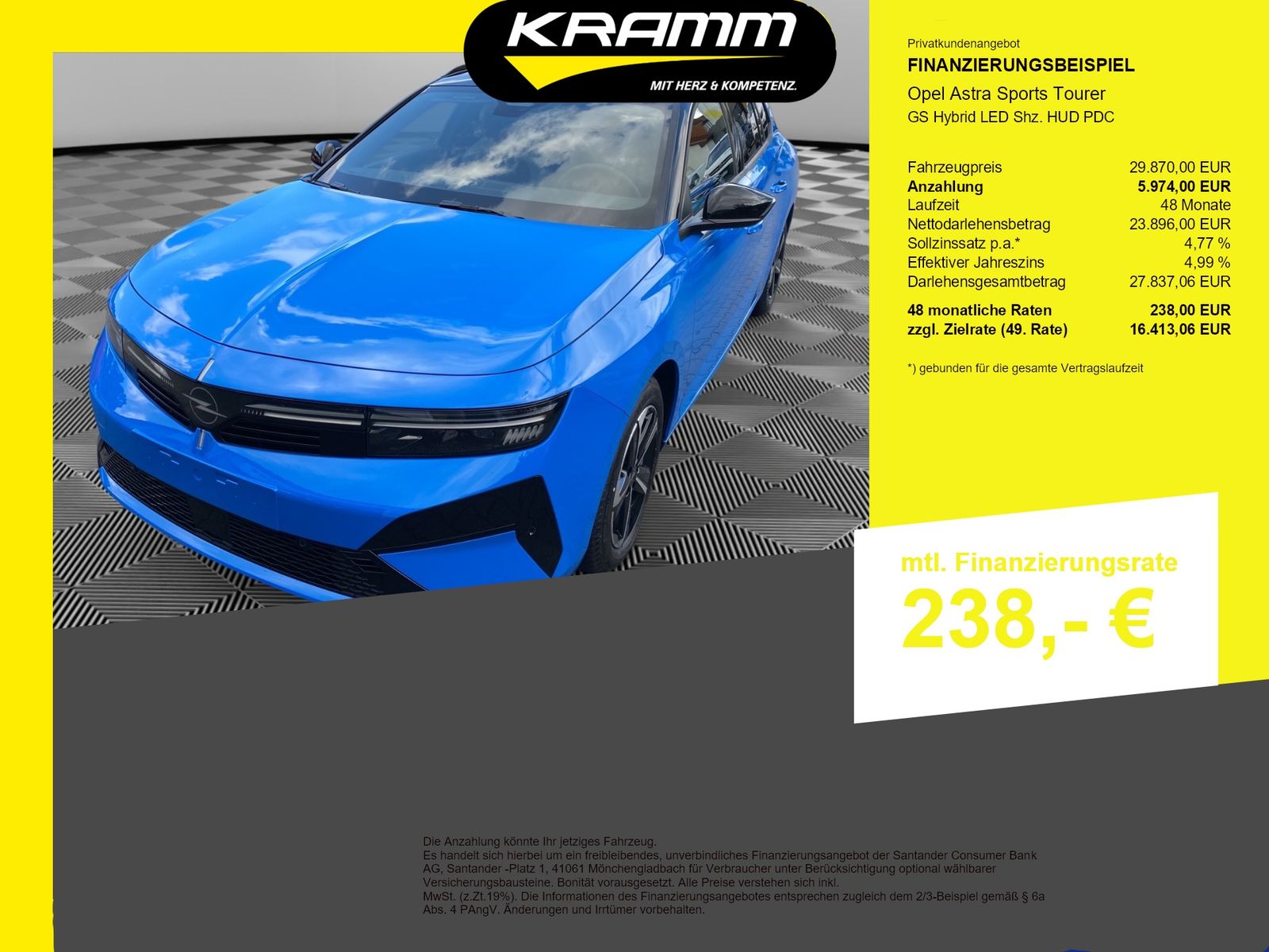 Opel Astra Sports Tourer GS Hybrid LED Shz. HUD PDC