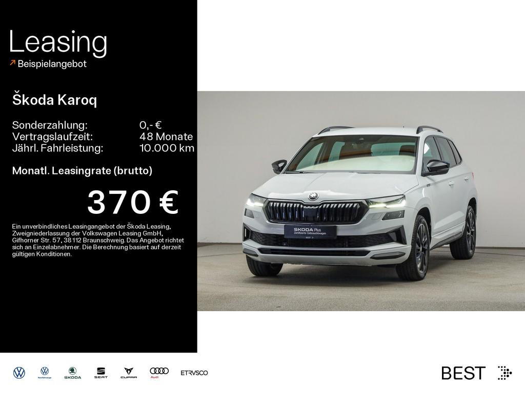 Skoda Karoq 2022 г. Белый, пробег 37900 км