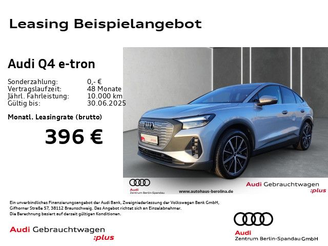 AUDI Q4 e-tron 45 Sportback *ACC*NAV+*R-CAM*PDC+*SHZ*