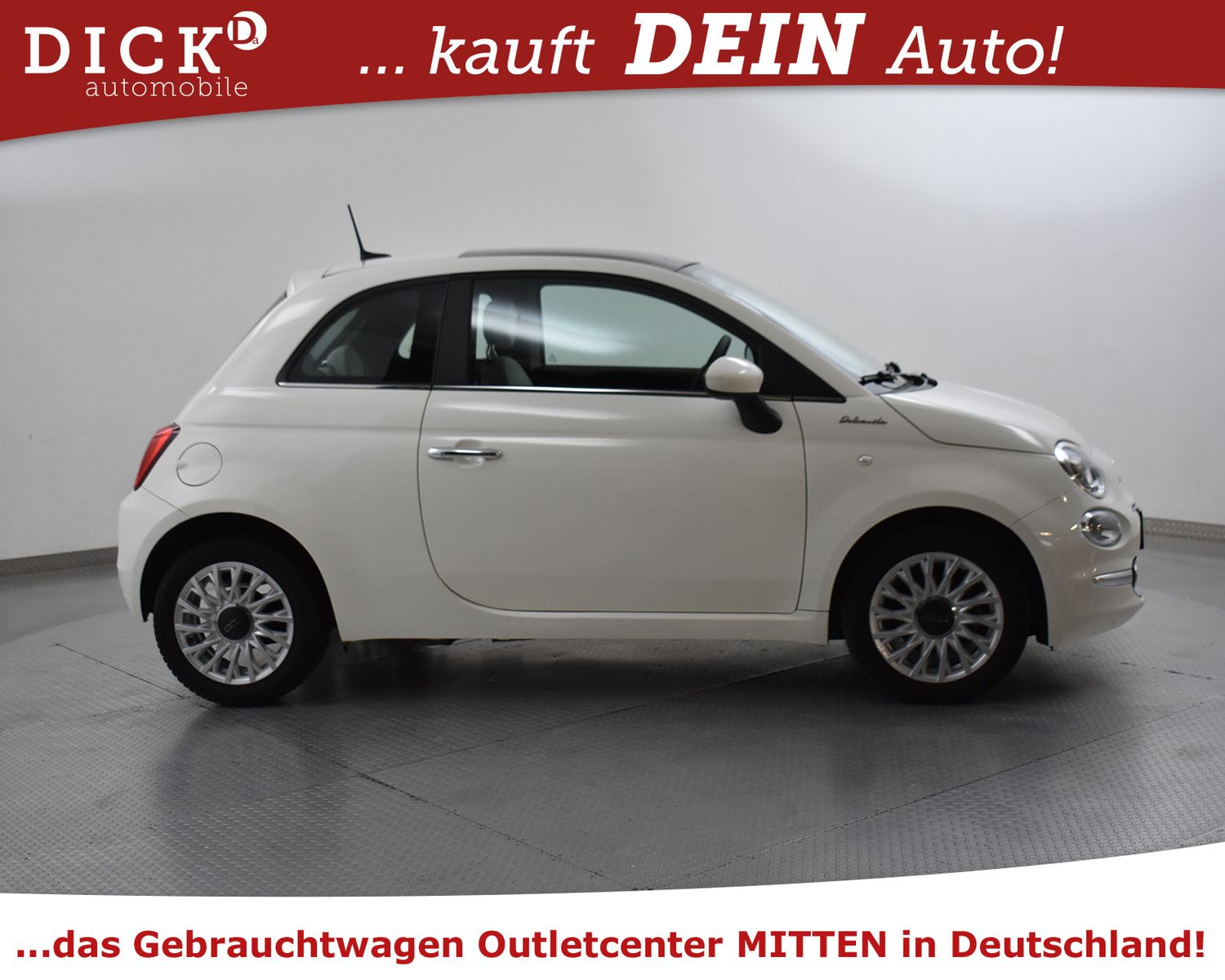 FIAT 500 Dolcevita PANO+LEDER+NAVI+DAB+MFL+TEMP+PDC+ - Image 2