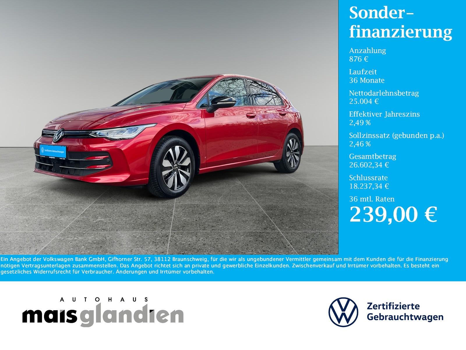 Volkswagen Golf VIII Lim. 1.5 TSI Goal ACC Navi LED