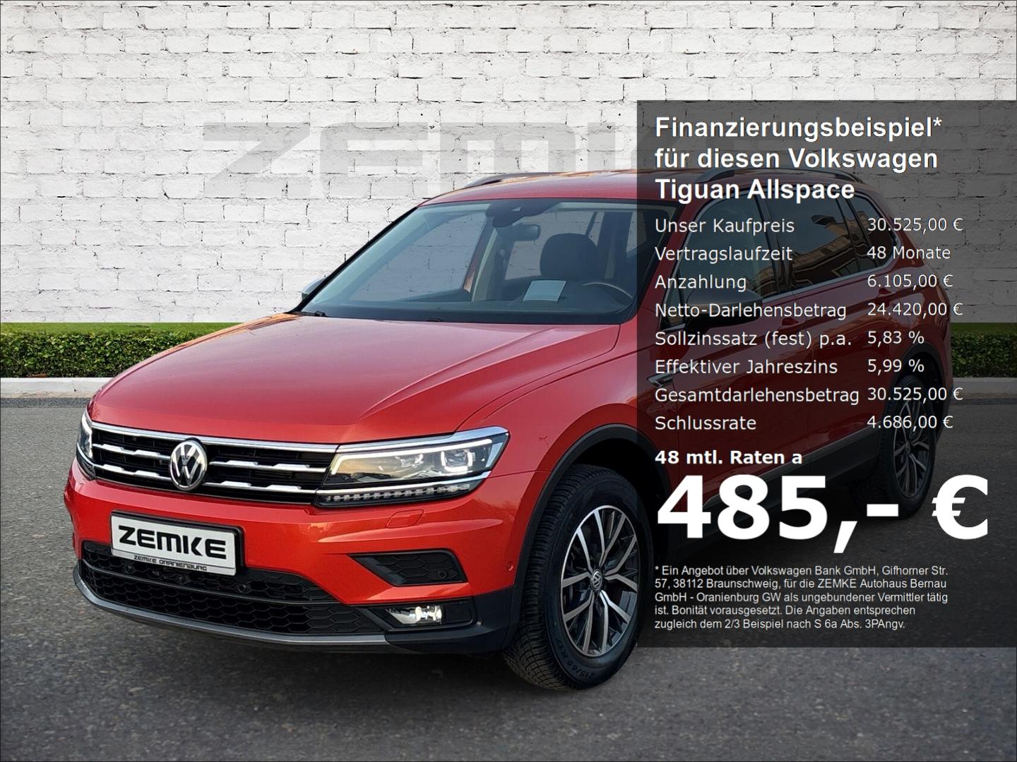 Volkswagen Tiguan Allspace 2.0 TSI DSG 4Motion Comfortline 