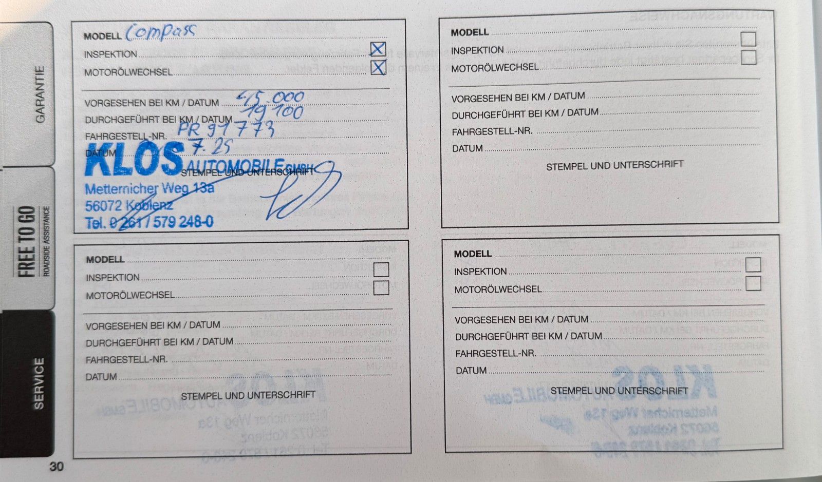 Fahrzeugabbildung Jeep Compass 1.3 Plug-In Hybrid Trailhawk  4WD