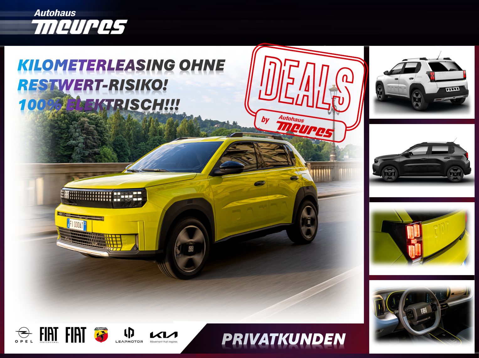 Fiat Grande Panda La Prima 44 kWh Elektro