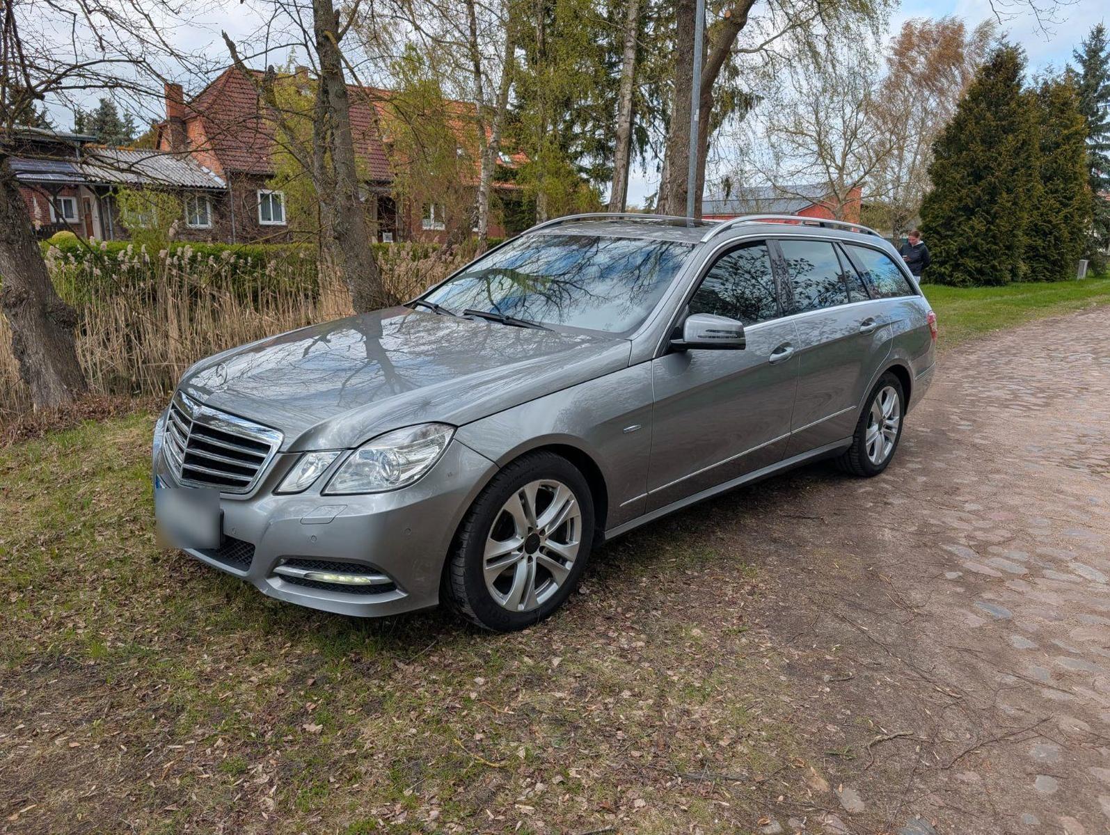 Mercedes-Benz E220 2010 — rear view