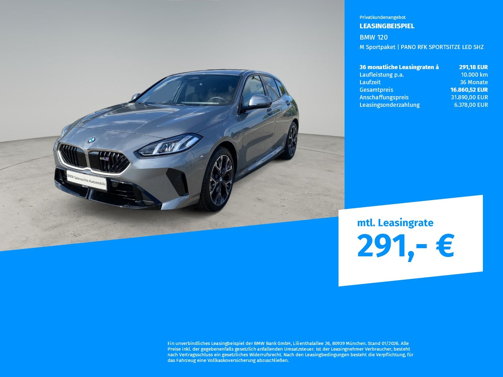 BMW 120 M Sportpaket PANO RFK SPORTSITZE LED SHZ foto 2
