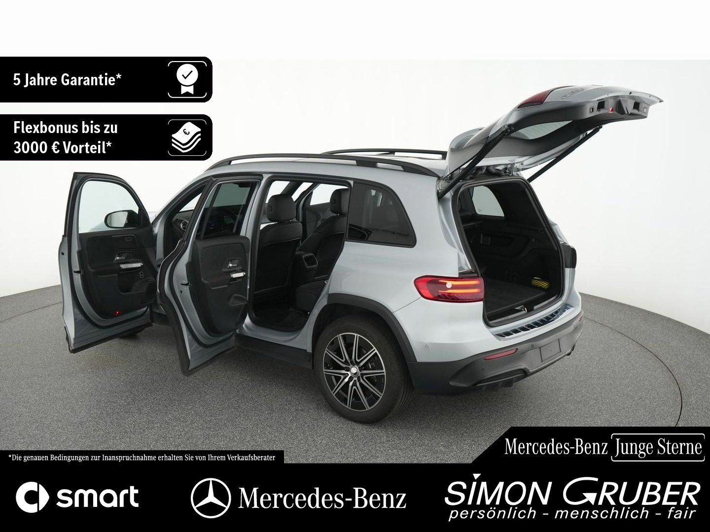 Fahrzeugabbildung Mercedes-Benz EQB 250+ AMG Night Pano Ambi LED AHK Mod 2025