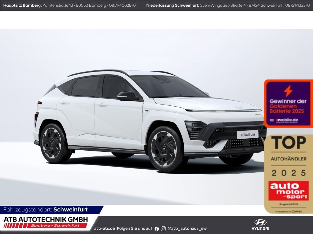Hyundai KONA Elektro N-Line 65kWh 204PS Navi LED ACC App