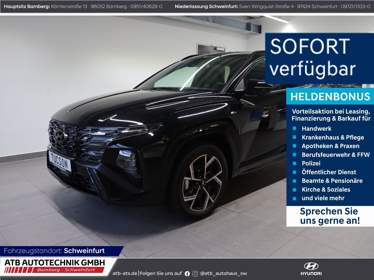 Fahrzeugabbildung Hyundai Tucson Hybrid N-Line PHEV 1.6 T-GDI 288PS 2WD 6-