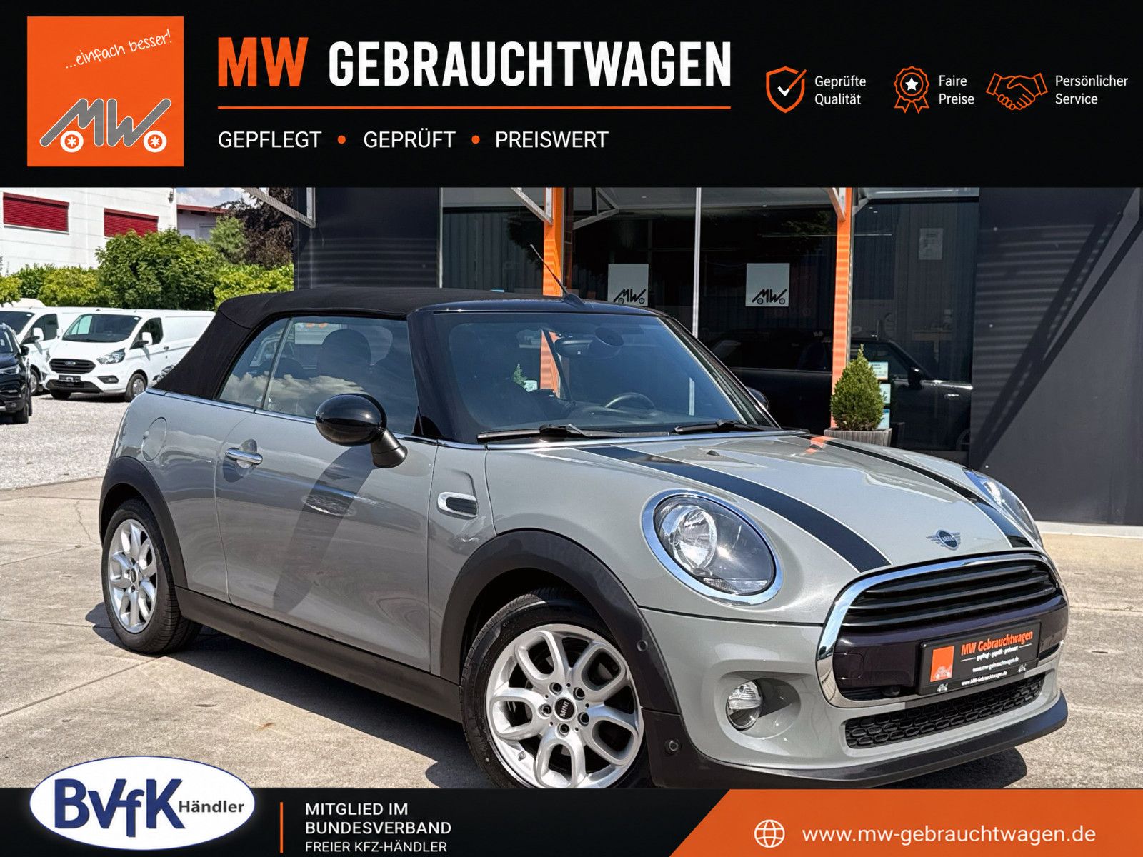 Fahrzeugabbildung MINI COOPER Cabrio Aut. SHZ KAM PDC BT AMBI 2-Zonen