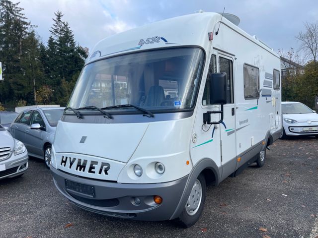 HYMER / ERIBA / HYMERCAR B524 1.HAND HECKFESTBETT KLIMA EU4 NEUWERTIG