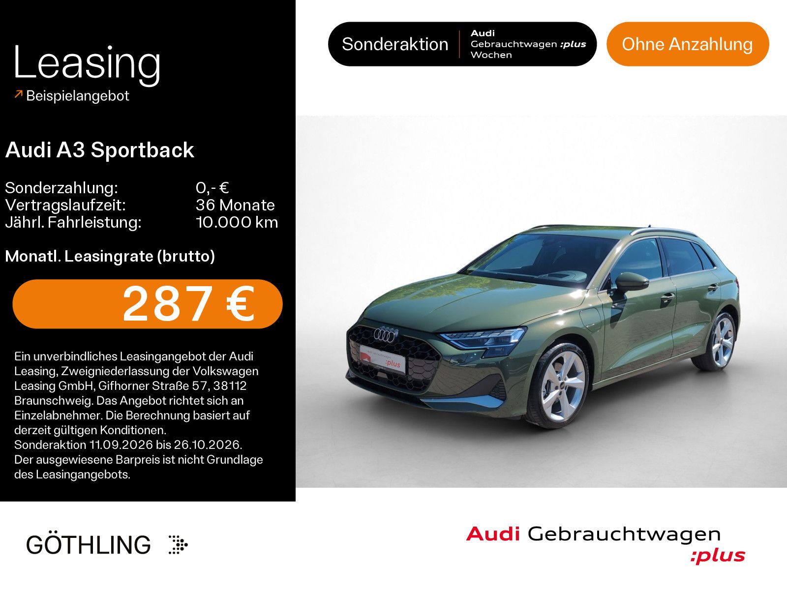 Audi A3 Sportback 40 TFSIe Advanced S tro*Sonos*HUD*M