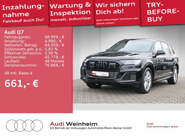 Audi Q7 55 V6 TFSI quattro S-line Black-Plus-Paket Ma