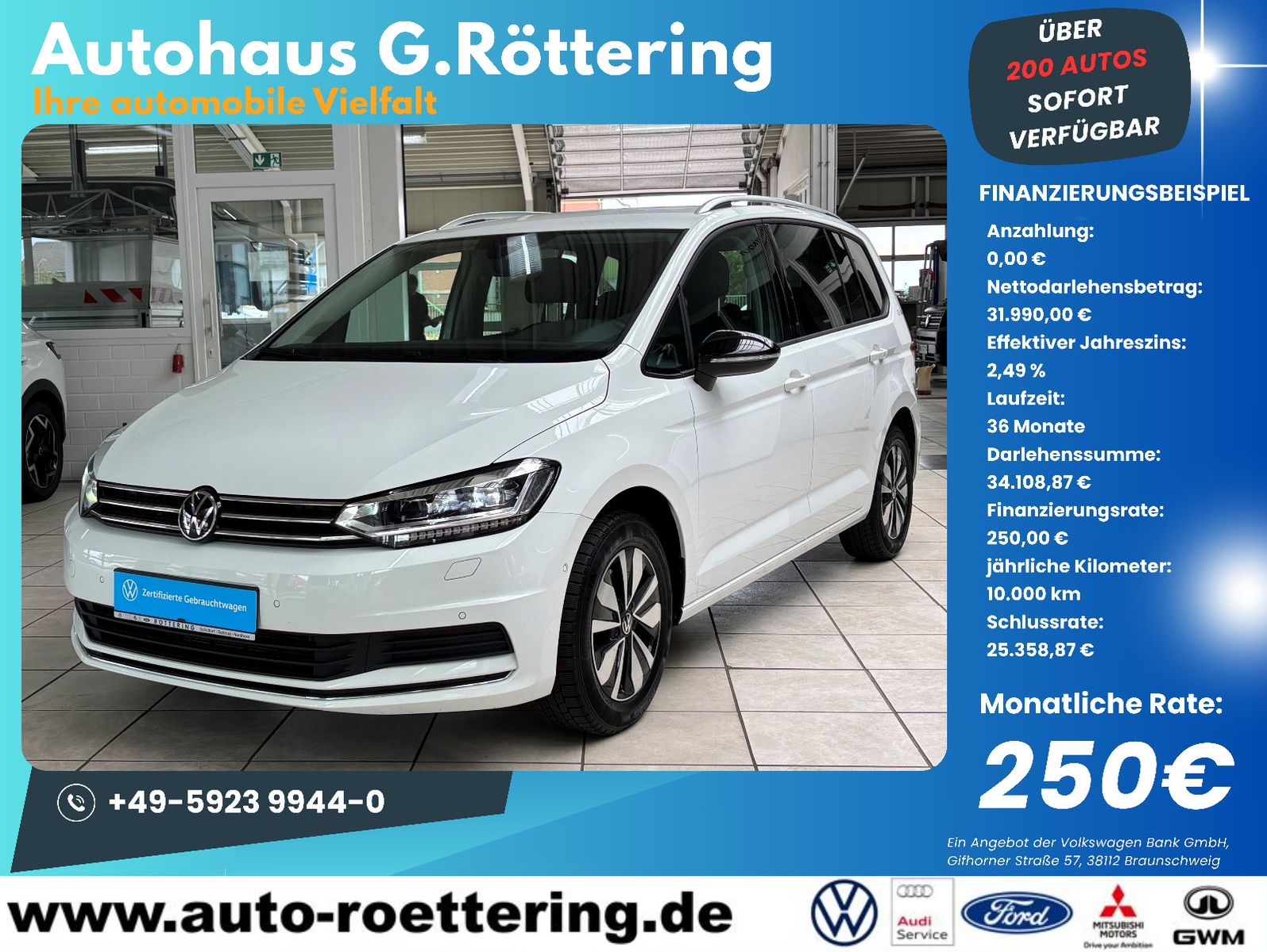 Volkswagen Touran Goal 1.5 TSI DSG IQ-LED AHK 7-SITZE NAVI foto 1