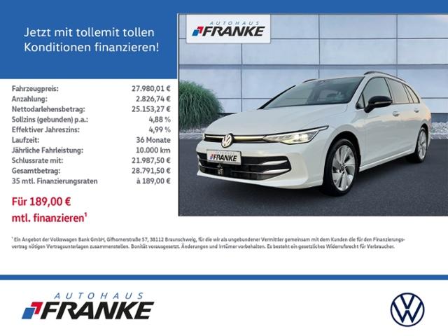 Volkswagen Golf VIII Variant 1.5 TSI, Goal, AHK, Kamera