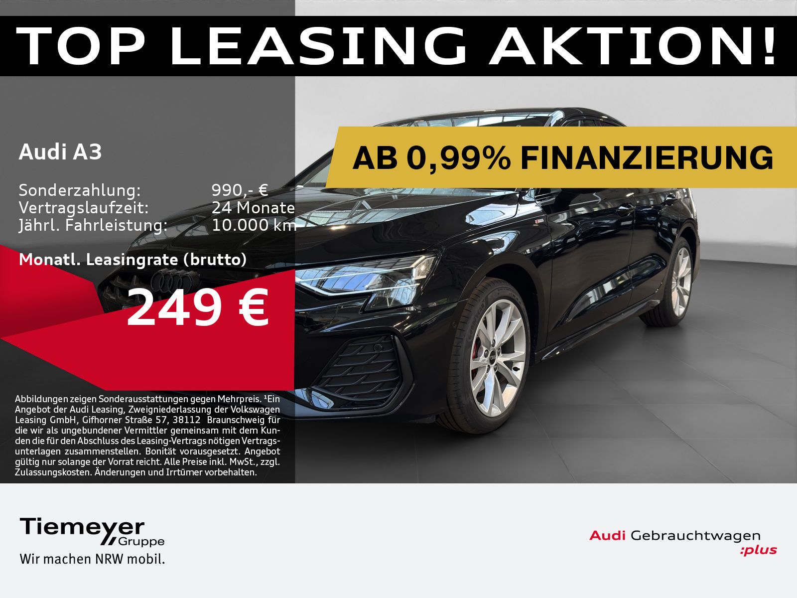 Audi A3 Limo 30 TFSI S LINE MATRIX ST.HEIZ RAUTE