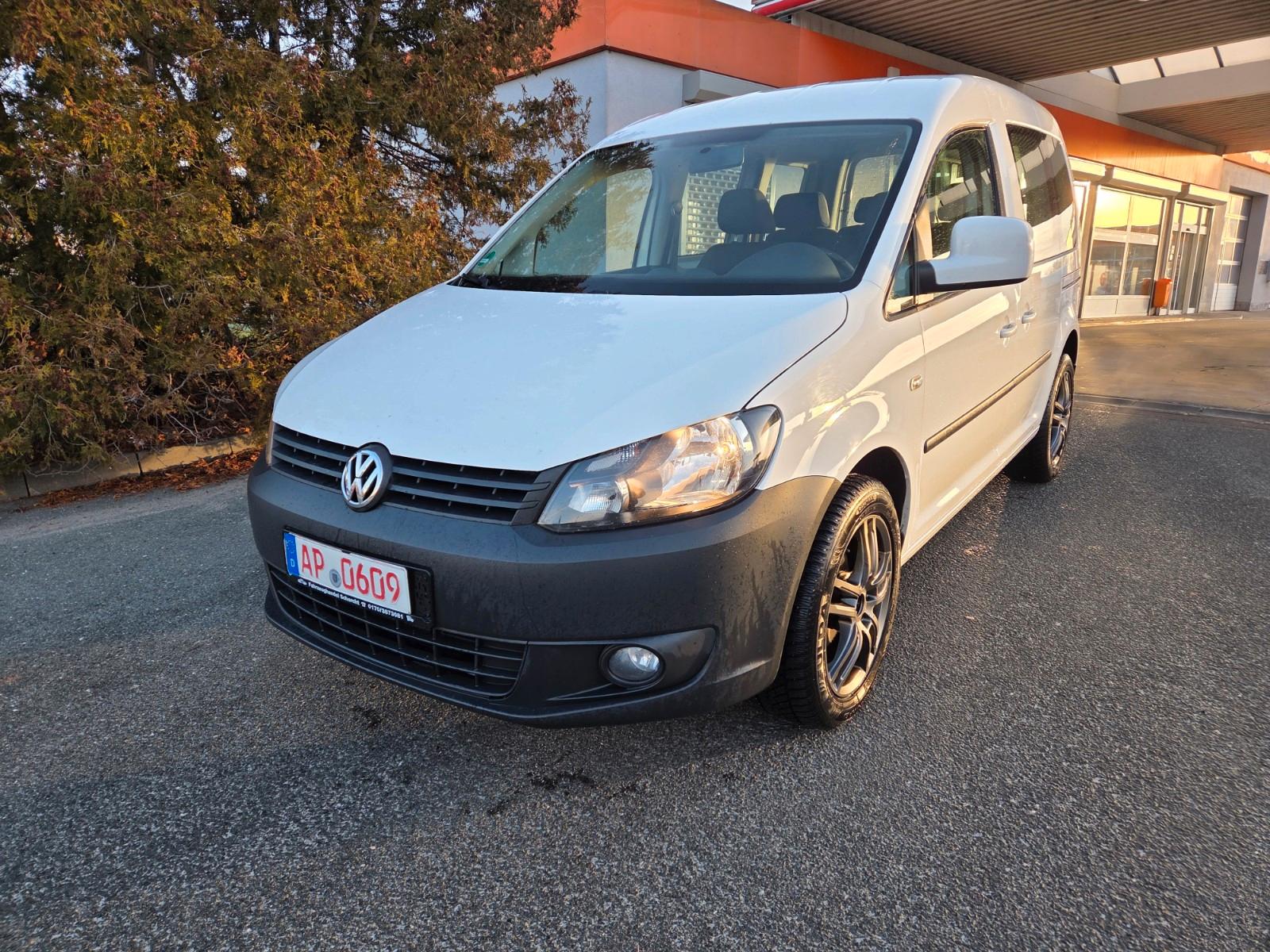 Volkswagen Caddy 1,6TDI 75kW 5-Sitzer KLIMA/AHK 2 SCHIEBETÜ