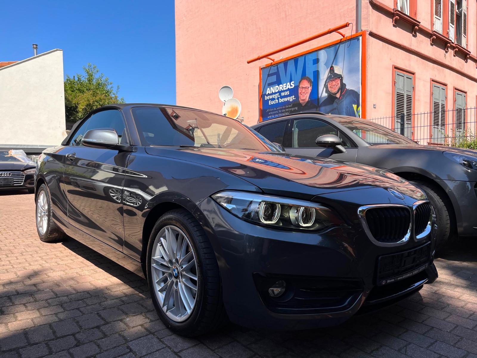 BMW 218d  Cabrio   Sport Line Leder Navi LED M-Felge