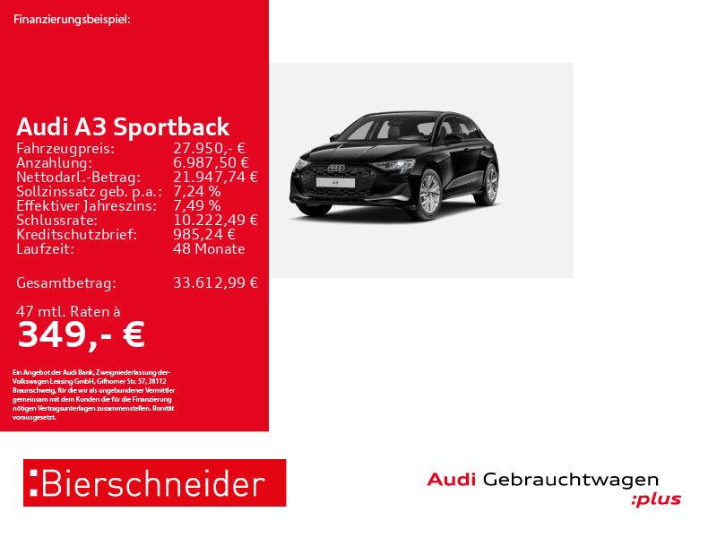 A3 Sportback 30 TFSI advanced ACC CAM NAVI VC 17