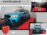 BMW X5 M VOLL Head-Up 4xSHZ LHZ LED Pano Carbon H/K - mit Benzin-Antrieb: Blau, Luftfederung, Geländewagen