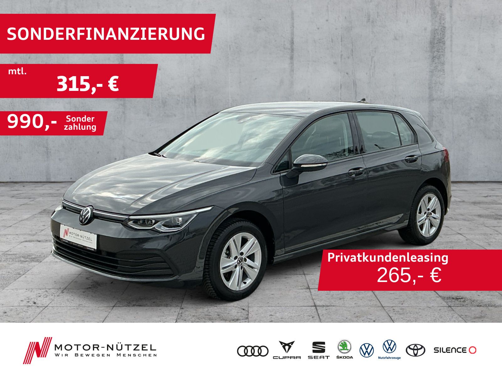 Volkswagen Golf VIII 1.5 TSI LIFE LEDplus+NAVI+ACC+SHZ+AHK