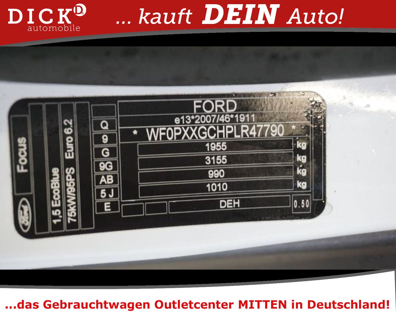 Fahrzeugabbildung Ford Focus Tur. 1.5d  LED/NAVI/TEMP/SPORTSITZ/8 FACH