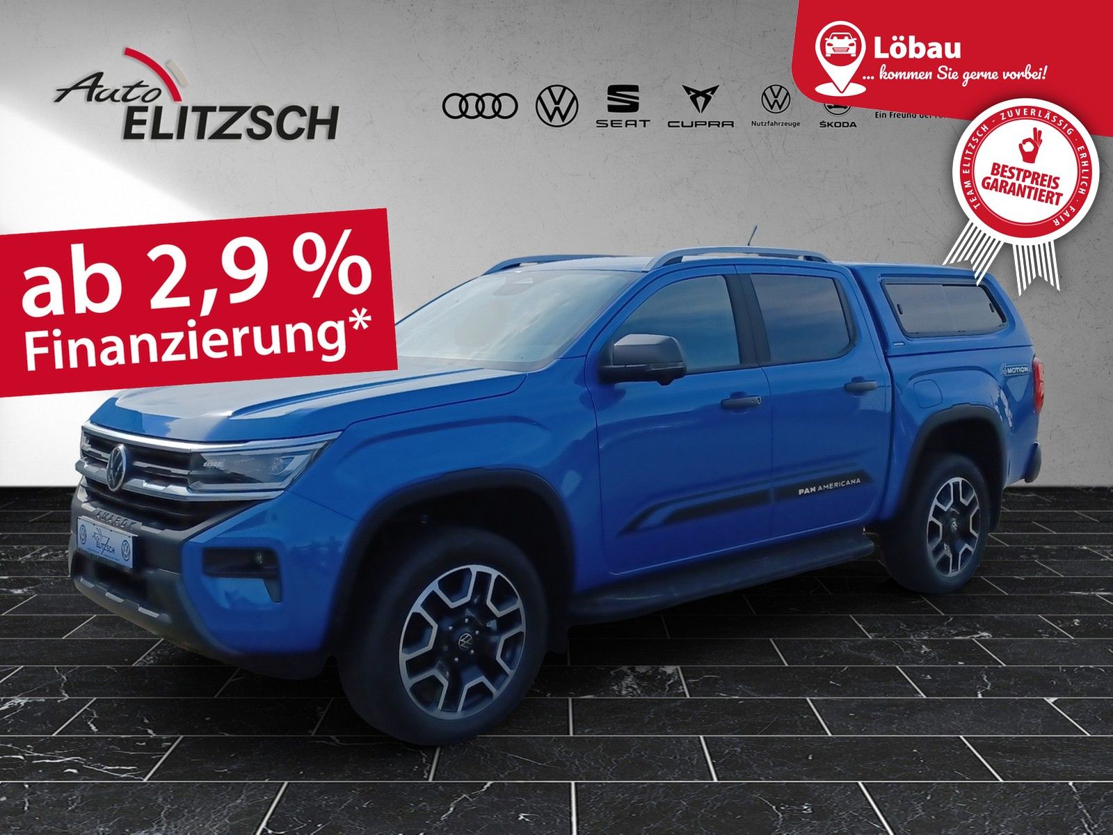 Fahrzeugabbildung Volkswagen Amarok TDI Pan Americ. 4M MATRIX ACC AHK STH HAR