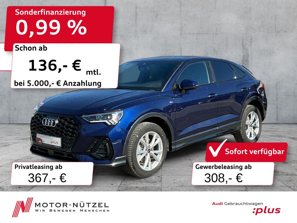 Audi Q3 Sportback 35 TDI S-TR S-LINE LED+NAVI+RFK+ACC