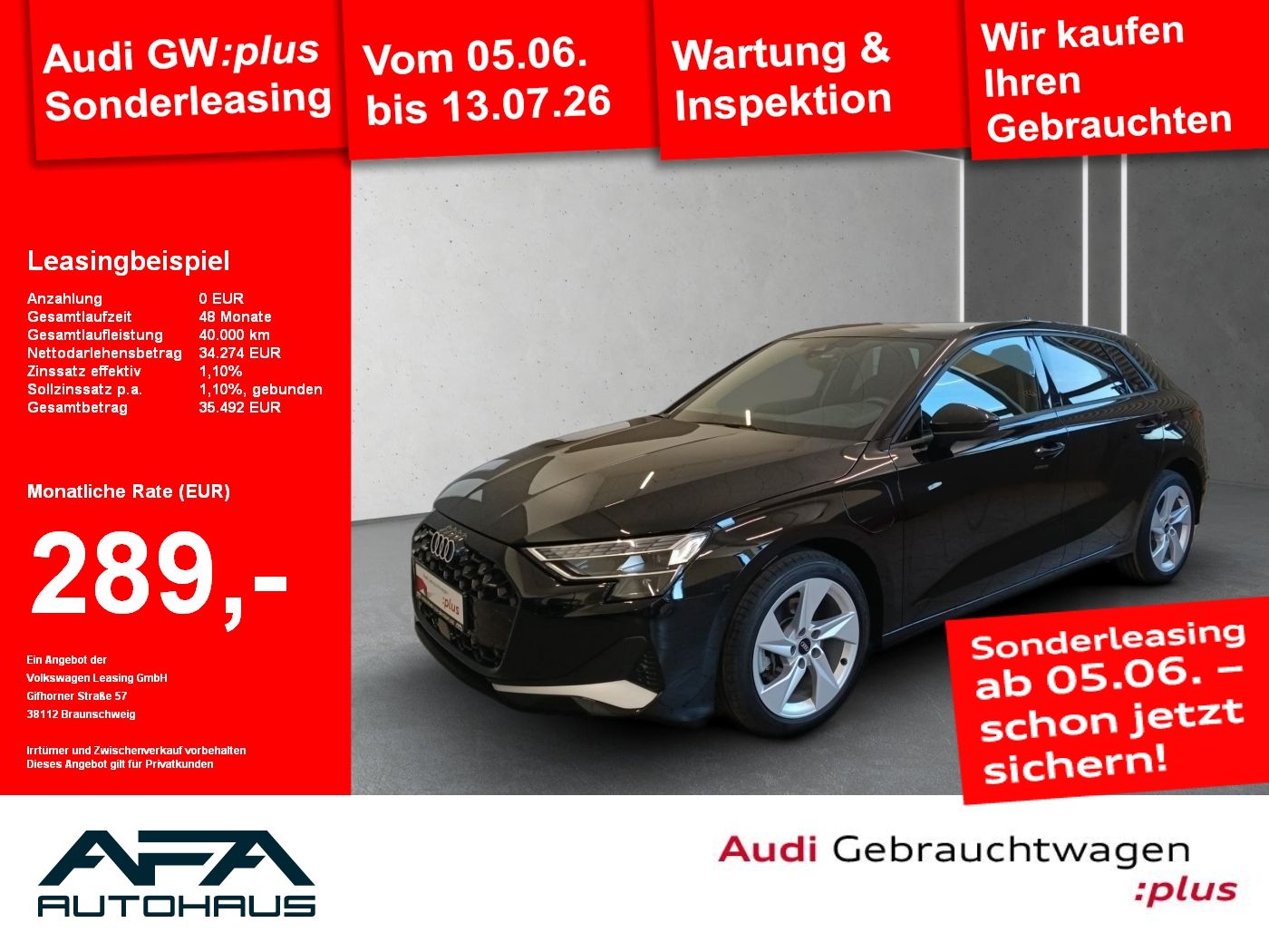 Audi A3 Sportback 40 TFSI e Advanced RFK*ACC*Navi*SHZ