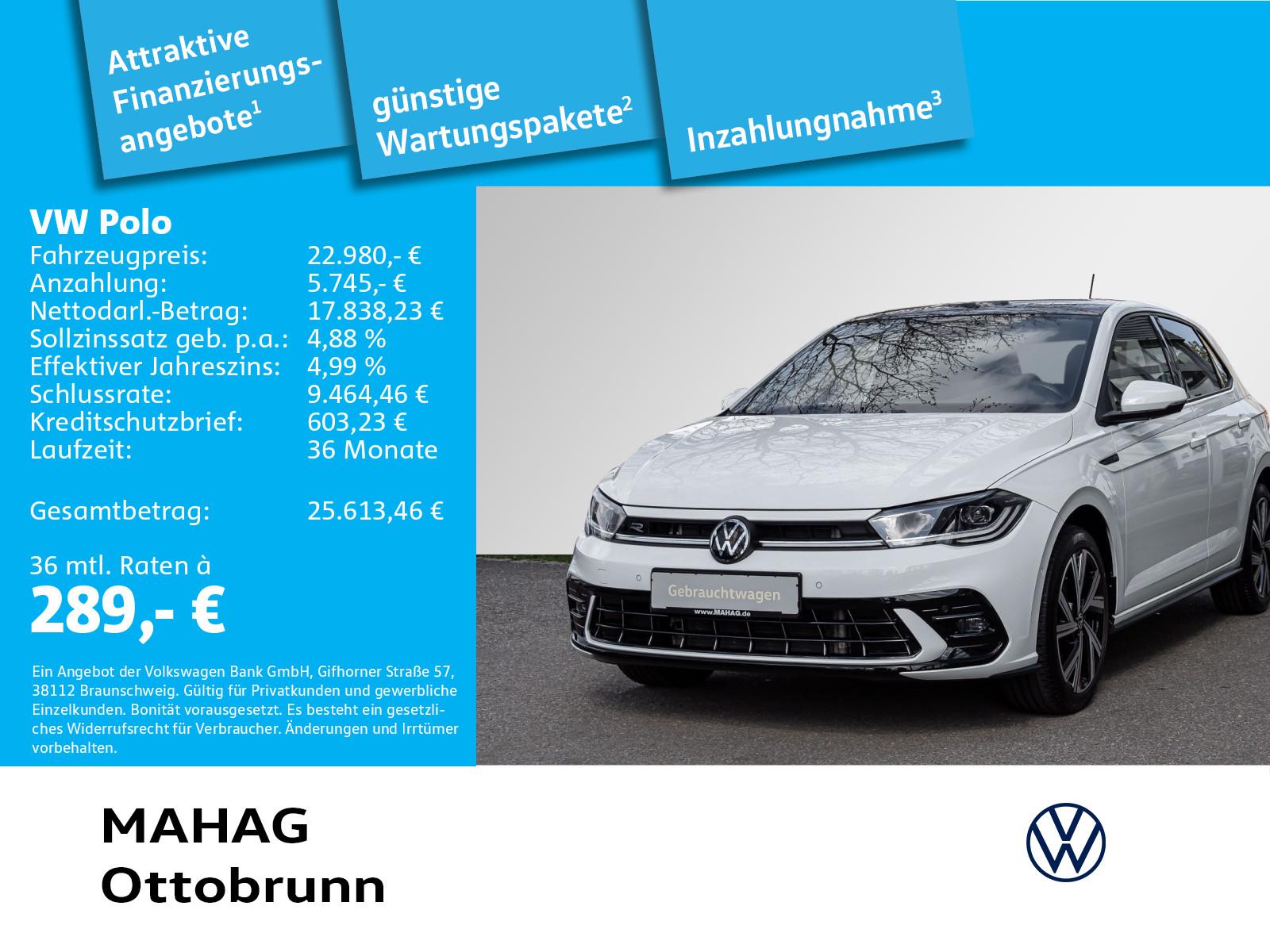 Volkswagen Polo 1.0 TSI R-LINE Navi IQ.LIGHT R-KAM ACC Digi