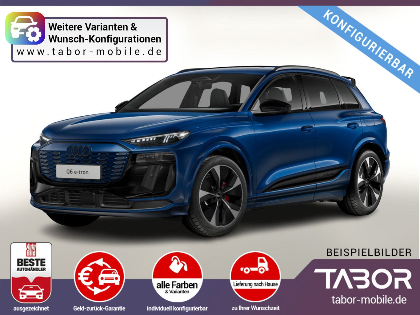 Audi Q6 e-tron 252 LED Nav VirCo+ SHZ PDC Temp 18Z