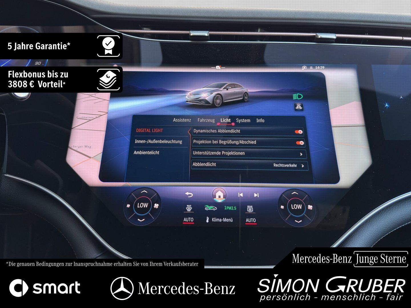 Fahrzeugabbildung Mercedes-Benz EQE 500 4M AMG Premium+ Nappa Hyper Pano Md 2025