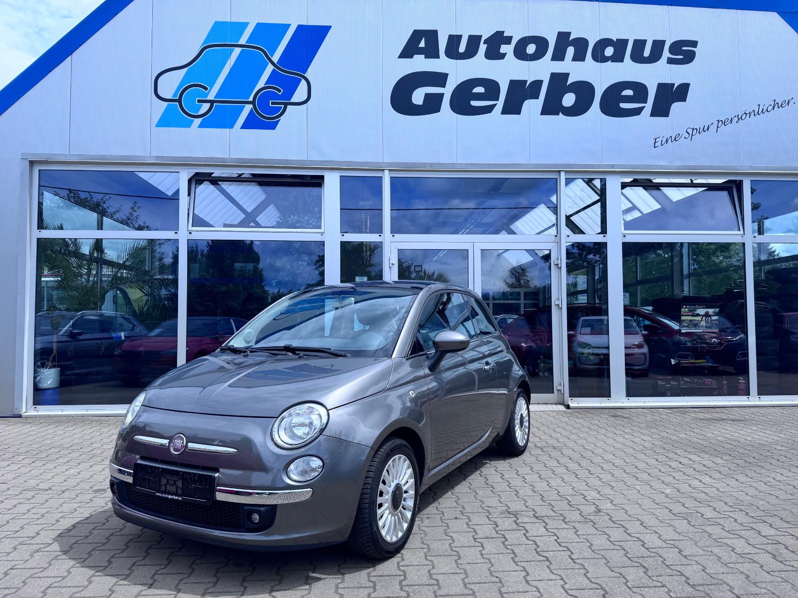 Fiat 500 1.2 69PS Lounge Glasdach Klima Alu