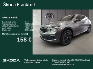 Skoda Leasingangebot: Skoda Kamiq Monte Carlo 1,0 DSG SmartLink/ Fahrassiste