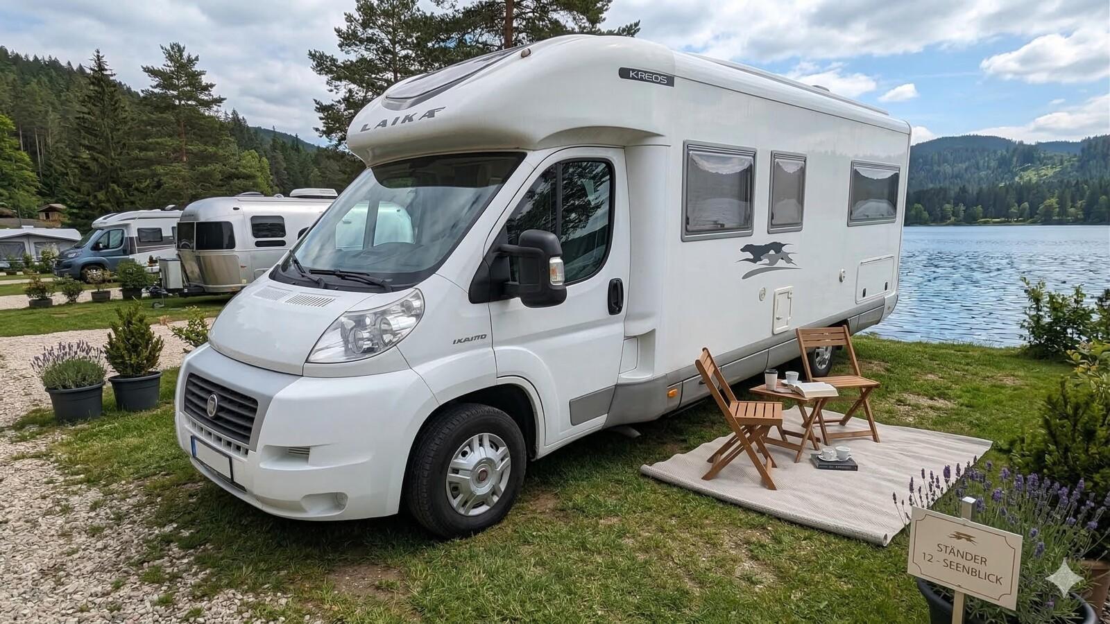 Laika Kreos 3009 Duo,Solar,Backofen,Rückfahrkamera,SOG